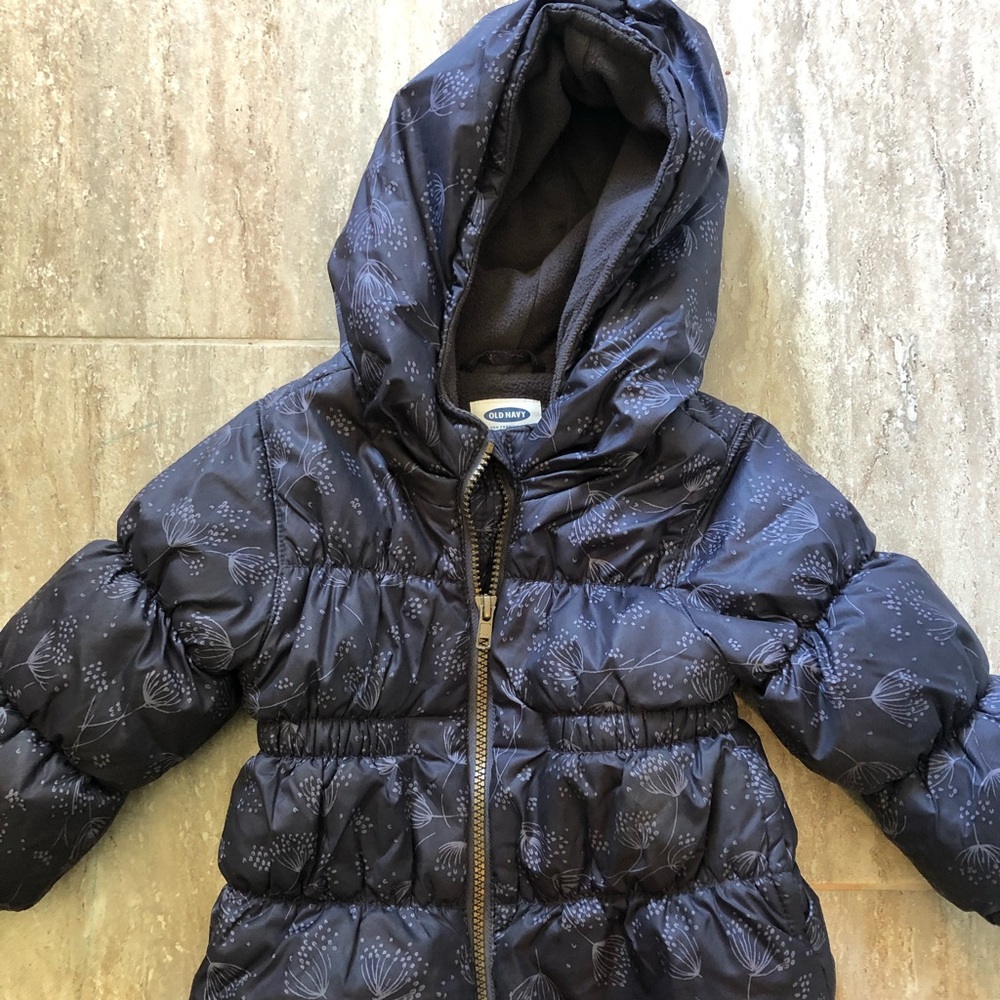Girls 18-24 Month Okd Navy Puffy Coat